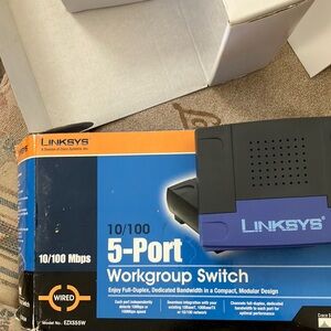 Linksys 5 group workport switch